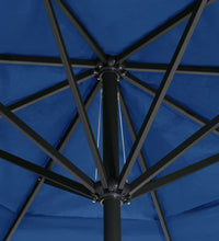 Sonnenschirm mit Aluminium-Mast 500 cm Azurblau