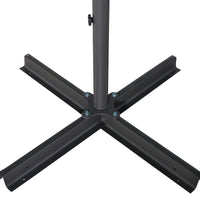 Sonnenschirm mit Aluminium-Mast 600 cm Anthrazit