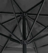 Sonnenschirm mit Aluminium-Mast 600 cm Anthrazit
