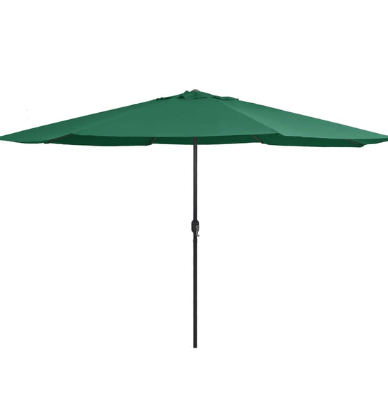 Sonnenschirm mit Metall-Mast 390 cm Grün