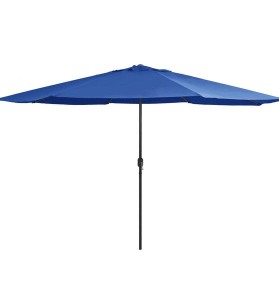 Sonnenschirm mit Metall-Mast 390 cm Azurblau