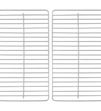 Tragbarer Tisch-Holzkohlegrill Edelstahl Doppelrost