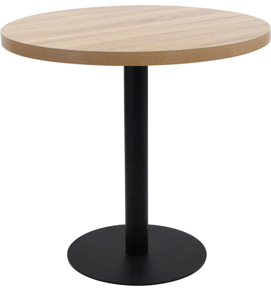Bistrotisch Hellbraun 80 cm MDF