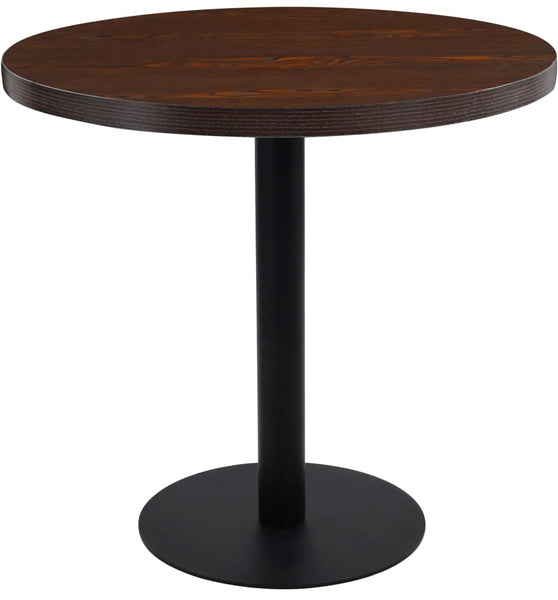 Bistrotisch Dunkelbraun 80 cm MDF