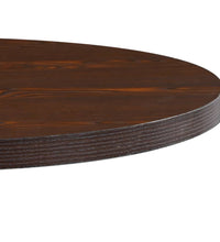 Bistrotisch Dunkelbraun 80 cm MDF