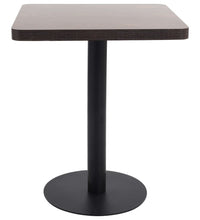 Bistrotisch Dunkelbraun 60x60 cm MDF