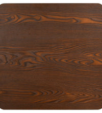 Bistrotisch Dunkelbraun 60x60 cm MDF