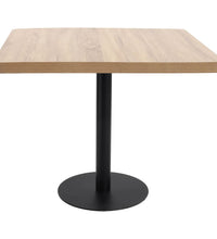 Bistrotisch Hellbraun 80x80 cm MDF