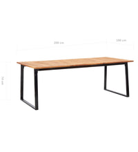 9-tlg. Garten-Essgruppe Poly Rattan und Akazienholz Grau