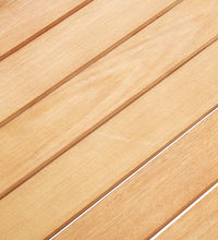 9-tlg. Garten-Essgruppe Poly Rattan und Akazienholz Grau
