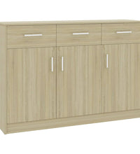 Sideboard Sonoma-Eiche 110x30x75 cm Holzwerkstoff