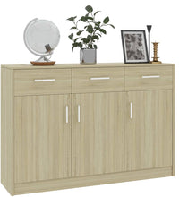 Sideboard Sonoma-Eiche 110x30x75 cm Holzwerkstoff