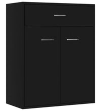 Sideboard Schwarz 60x30x75 cm Holzwerkstoff