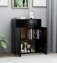 Sideboard Schwarz 60x30x75 cm Holzwerkstoff