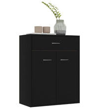 Sideboard Schwarz 60x30x75 cm Holzwerkstoff