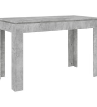 Esstisch Betongrau 120x60x76 cm Holzwerkstoff