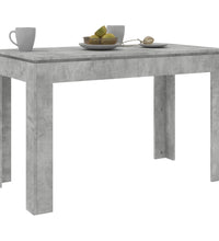 Esstisch Betongrau 120x60x76 cm Holzwerkstoff