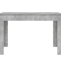 Esstisch Betongrau 120x60x76 cm Holzwerkstoff