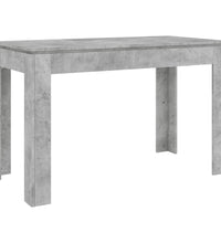 Esstisch Betongrau 120x60x76 cm Holzwerkstoff