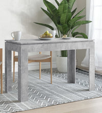 Esstisch Betongrau 120x60x76 cm Holzwerkstoff
