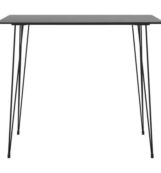 Bartisch Schwarz 120x60x105 cm