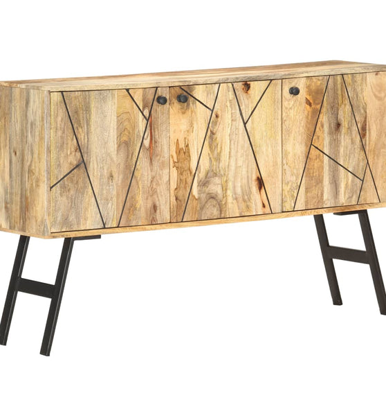 Sideboard 118x30x75 cm Massivholz Mango