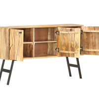 Sideboard 118x30x75 cm Massivholz Mango