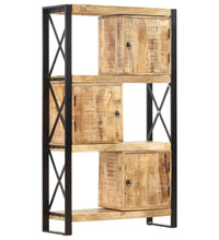 Bücherregal 90x30x150 cm Massivholz Mango