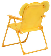 3-tlg. Garten-Bistro-Set für Kinder mit Sonnenschirm Gelb
