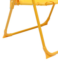 3-tlg. Garten-Bistro-Set für Kinder mit Sonnenschirm Gelb