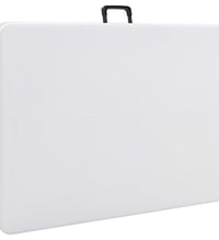 Gartentisch Klappbar Weiß 180x72x72 cm HDPE