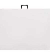 Gartentisch Klappbar Weiß 180x72x72 cm HDPE