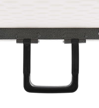 Gartentisch Klappbar Weiß 180x72x72 cm HDPE