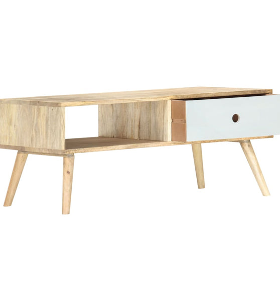 Couchtisch 90×50×40 cm Massivholz Mango