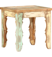 Couchtisch 40×40×40 cm Recyceltes Massivholz
