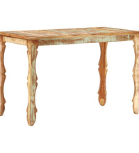 Esstisch 120×60×76 cm Recyceltes Massivholz