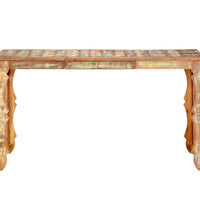 Esstisch 140×70×76 cm Recyceltes Massivholz