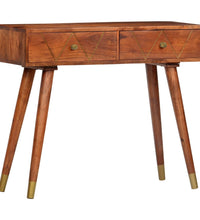 Konsolentisch 90×35×76 cm Massivholz Akazie