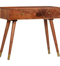 Konsolentisch 90×35×76 cm Massivholz Akazie