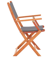 7-tlg. Garten-Essgruppe Eukalyptus Massivholz und Textilene