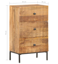 Sideboard 45 x 30 x 75 cm Mango-Massivholz