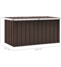 Gartenbox Braun 129 x 67 x 65 cm