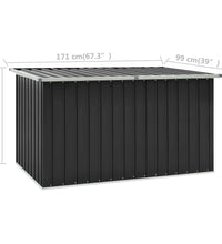 Gartenbox Anthrazit 171x99x93 cm