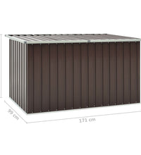 Gartenbox Braun 171 x 99 x 93 cm