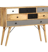 Sideboard 110 x 30 x 82 cm Massivholz Mango