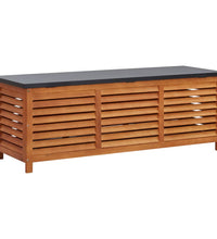 Gartenbox 150x50x55 cm Eukalyptus Massivholz