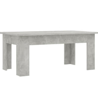 Couchtisch Betongrau 100x60x42 cm Holzwerkstoff