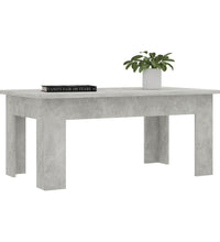 Couchtisch Betongrau 100x60x42 cm Holzwerkstoff