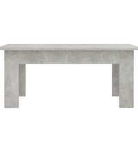 Couchtisch Betongrau 100x60x42 cm Holzwerkstoff