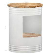 Couchtisch 43×55 cm Massivholz Mango